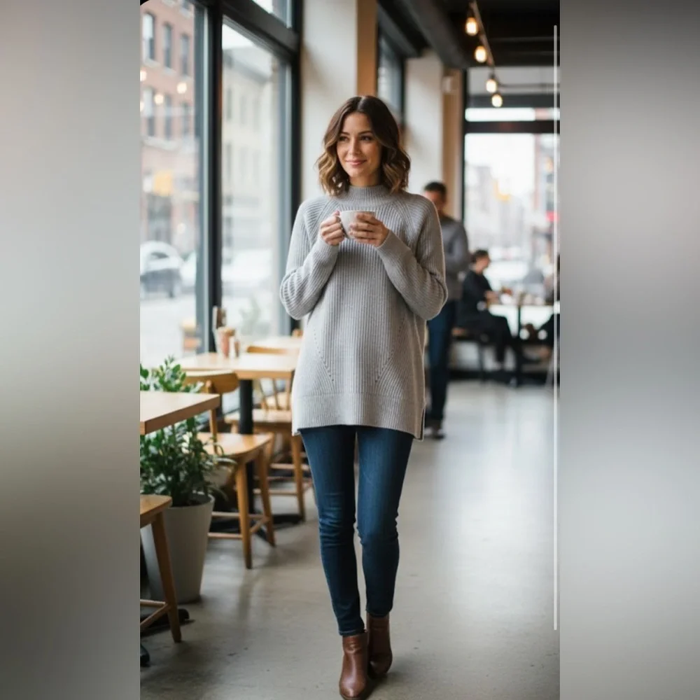 Women’s GAP Light Gray  Sweater.